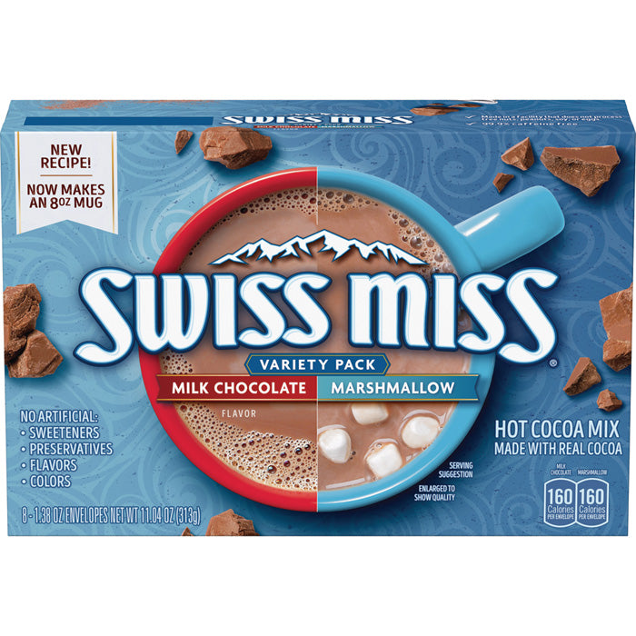 Swiss Miss Milk Chocolate Drink Variety  12 x 313g NK