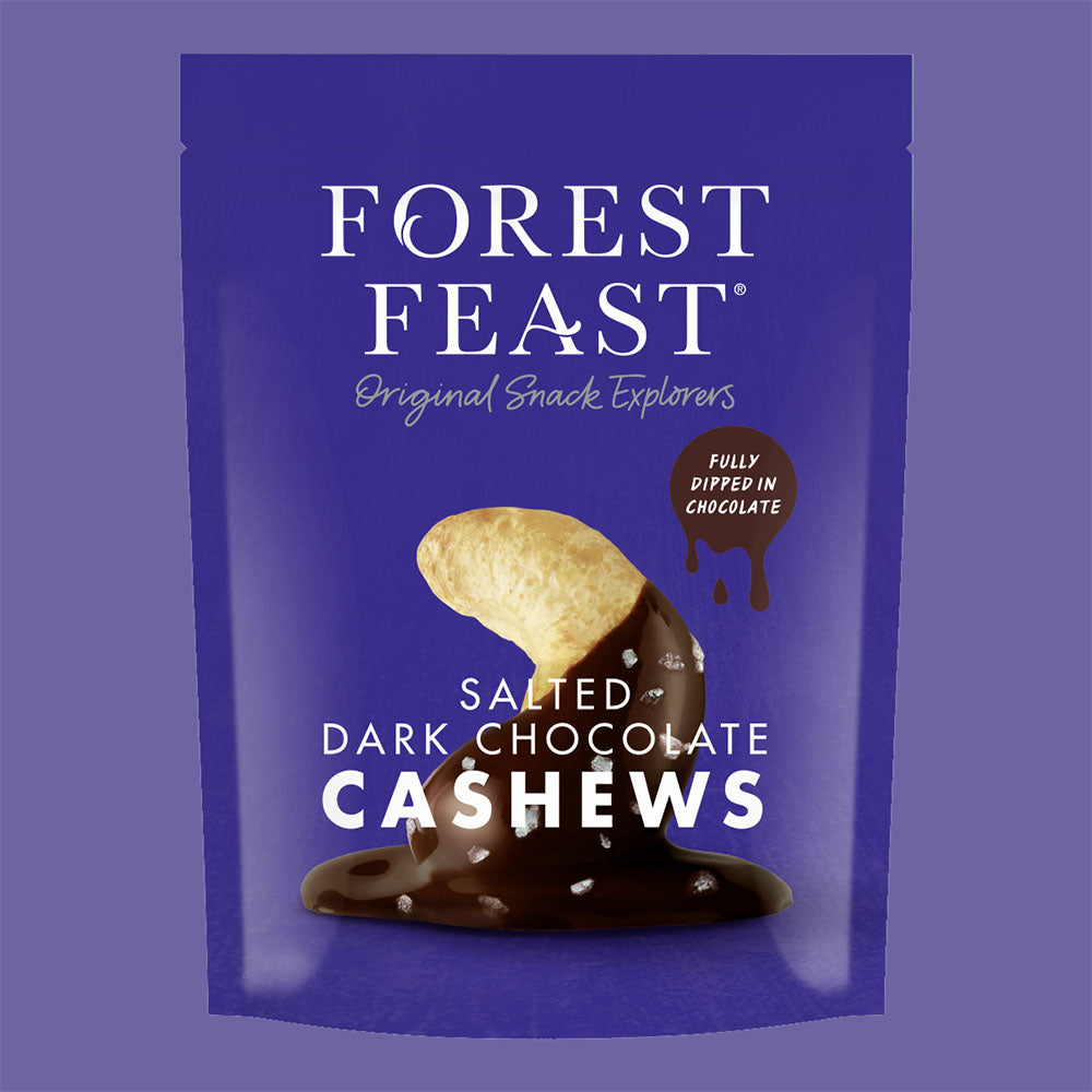 Forest Feast Dark Chocolate Cashews  NK 8 x 120g