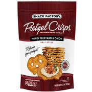 Snyders Pretzel Crisp LARGE Honey Mustard & Onion 12 x 204g