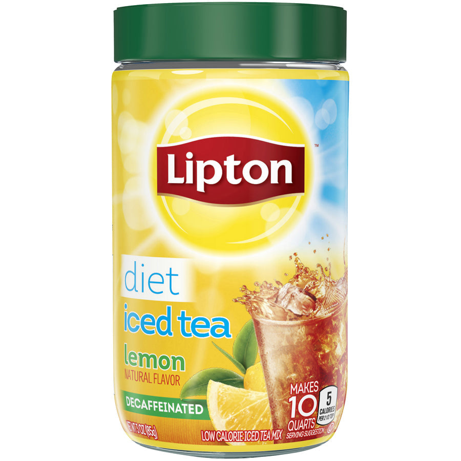 Lipton Diet Decaffeinated Iced Tea Lemon 4 x 85g