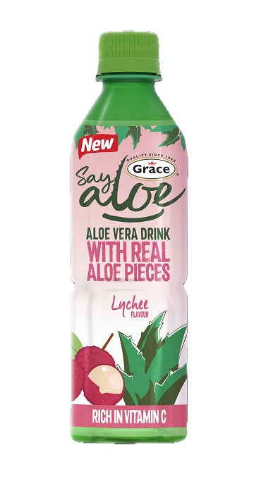 Grace Aloe Aloe Lychee  12 x 500ml