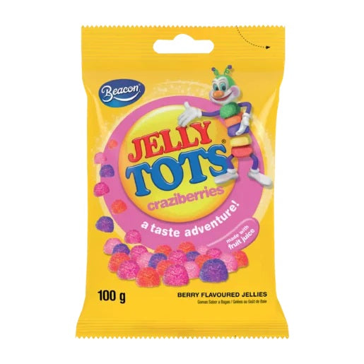 Beacon Jelly Tots Craziberries 40 x 100g