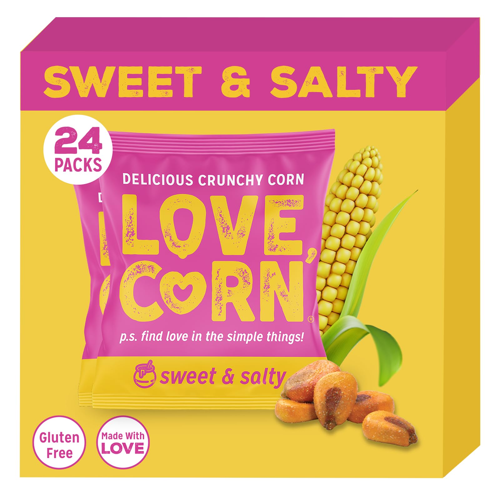 Love Corn Sweet & Salty 24 x 20g