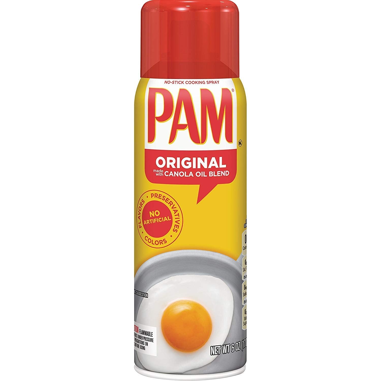Pam Cooking Spray Original 12 x 170g (6oz)