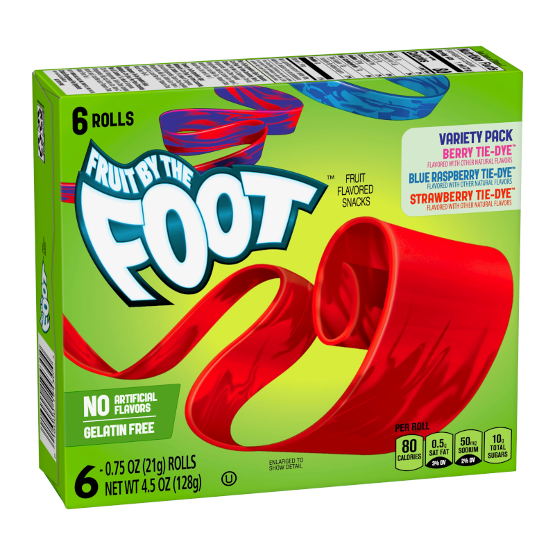 Betty Crocker Fruit by the Foot Variety 8 x 128g CASE OF 8