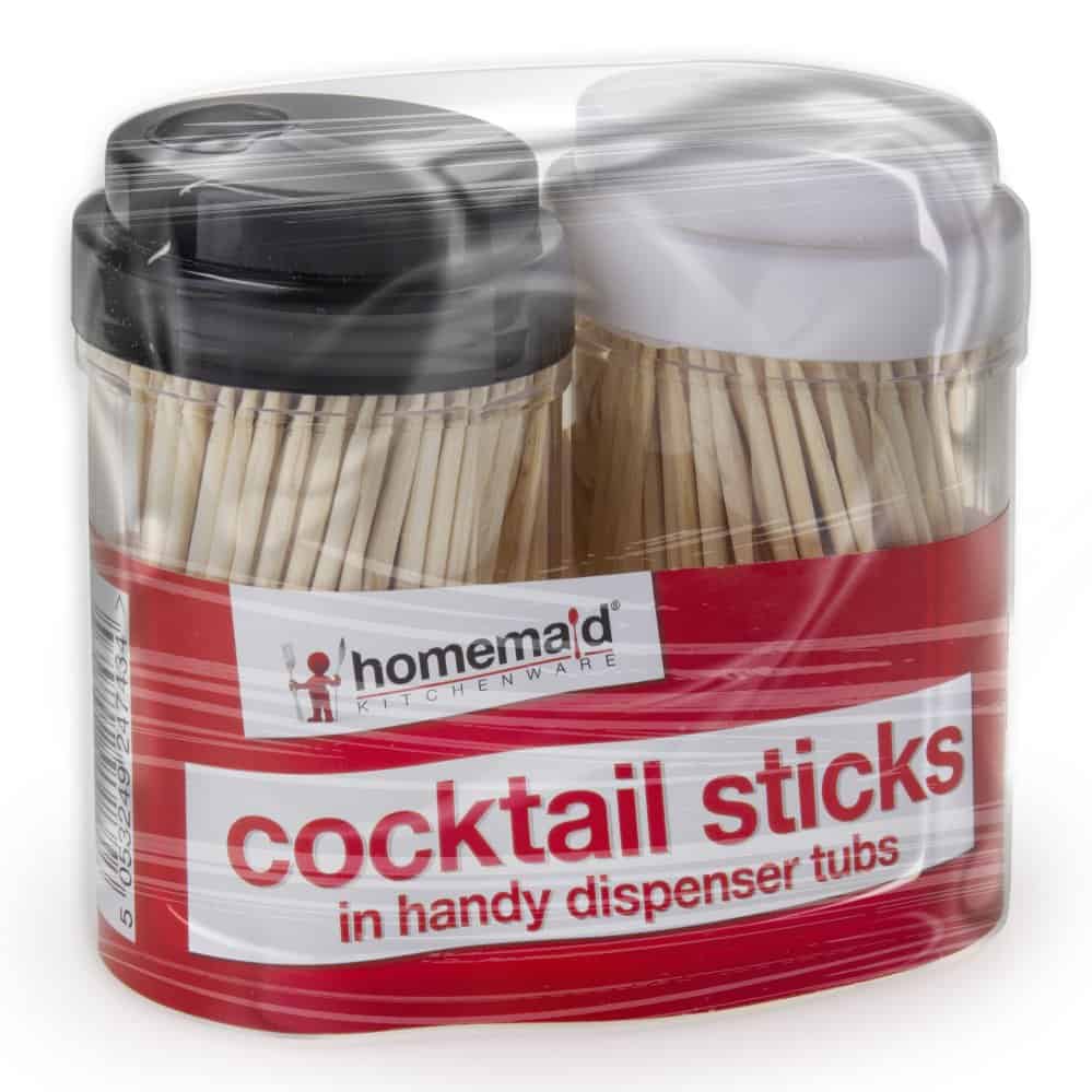 151 Cocktail Sticks In Tubs 2Pk 24 x 24