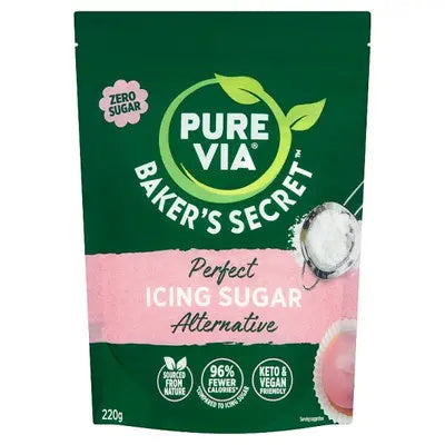 Pure Via Baker's Secret Icing Sugar 4 x 220g