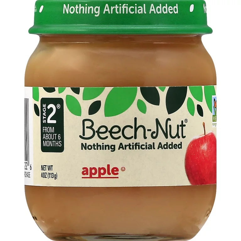 Beech Nut Apple Puree NK 10 x 113g (4oz)