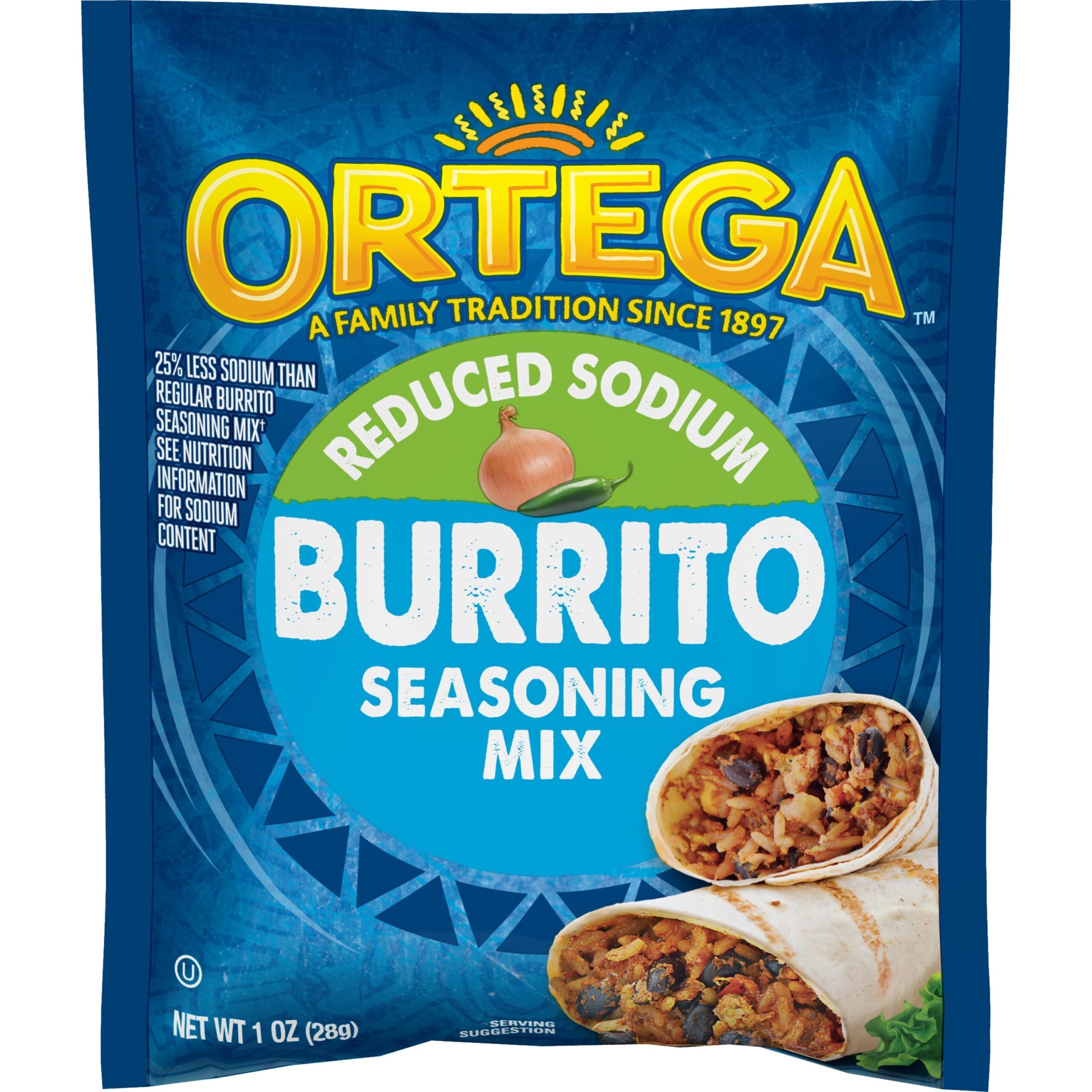 Ortega Burrito Seasoning Mix 12 x 28g (1OZ)