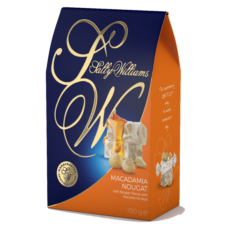 Sally Williams GIFT BOX Nougat Roasted Macadamia 20 x 150g