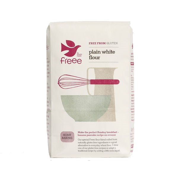 Doves Farm Gluten Free Flour Plain White 5 x 1kg