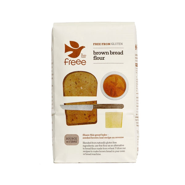 Doves Farm Gluten Free Bread Flour Brown 5 x 1kg