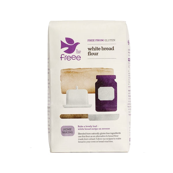Doves Farm Gluten Free Bread Flour White 5 x 1kg