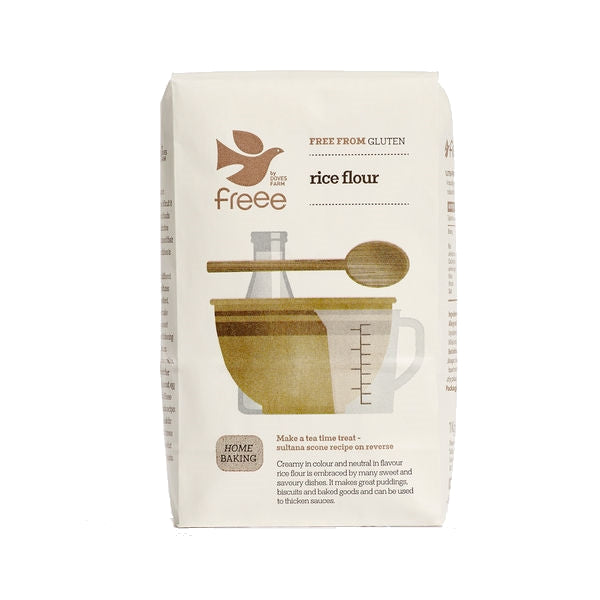 Doves Farm Gluten Free Flour Rice 5 x 1kg