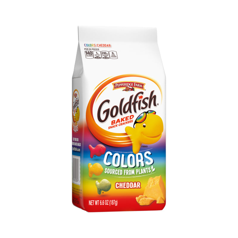 Pepperidge Farm Goldfish Cheddars Colors NK 24 x 187g