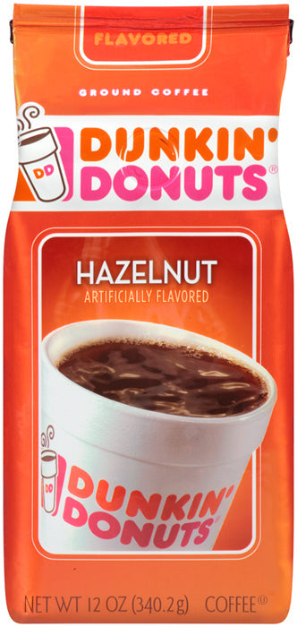 Dunkin Donuts Hazelnut Coffee 6 x 340.2g (12oz)