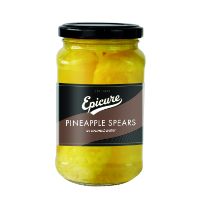 Epicure Pineapple Spears in Coconut Water 6 x 370g