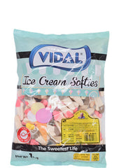 Vidal Ice Cream Softies Gummies 6 x 1kg