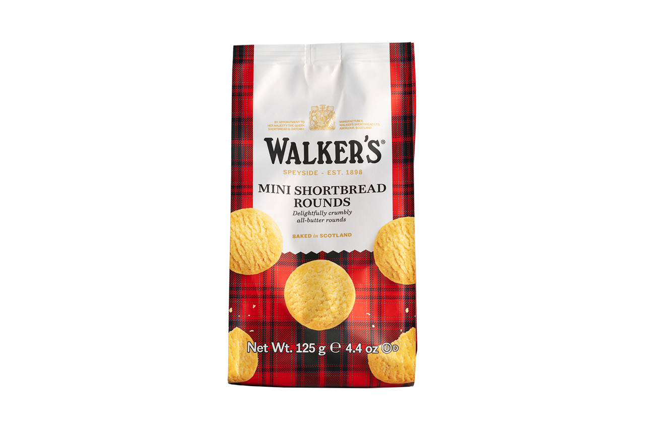 Walkers Mini Shortbread Rounds Bag 12 x 125g