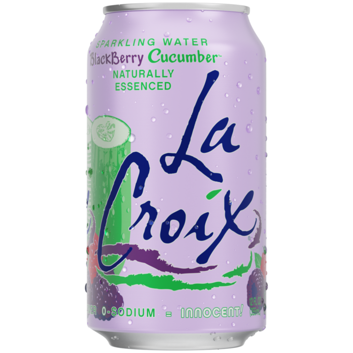 La Croix Sparkling Blackberry Cucumber 24 x 355ml