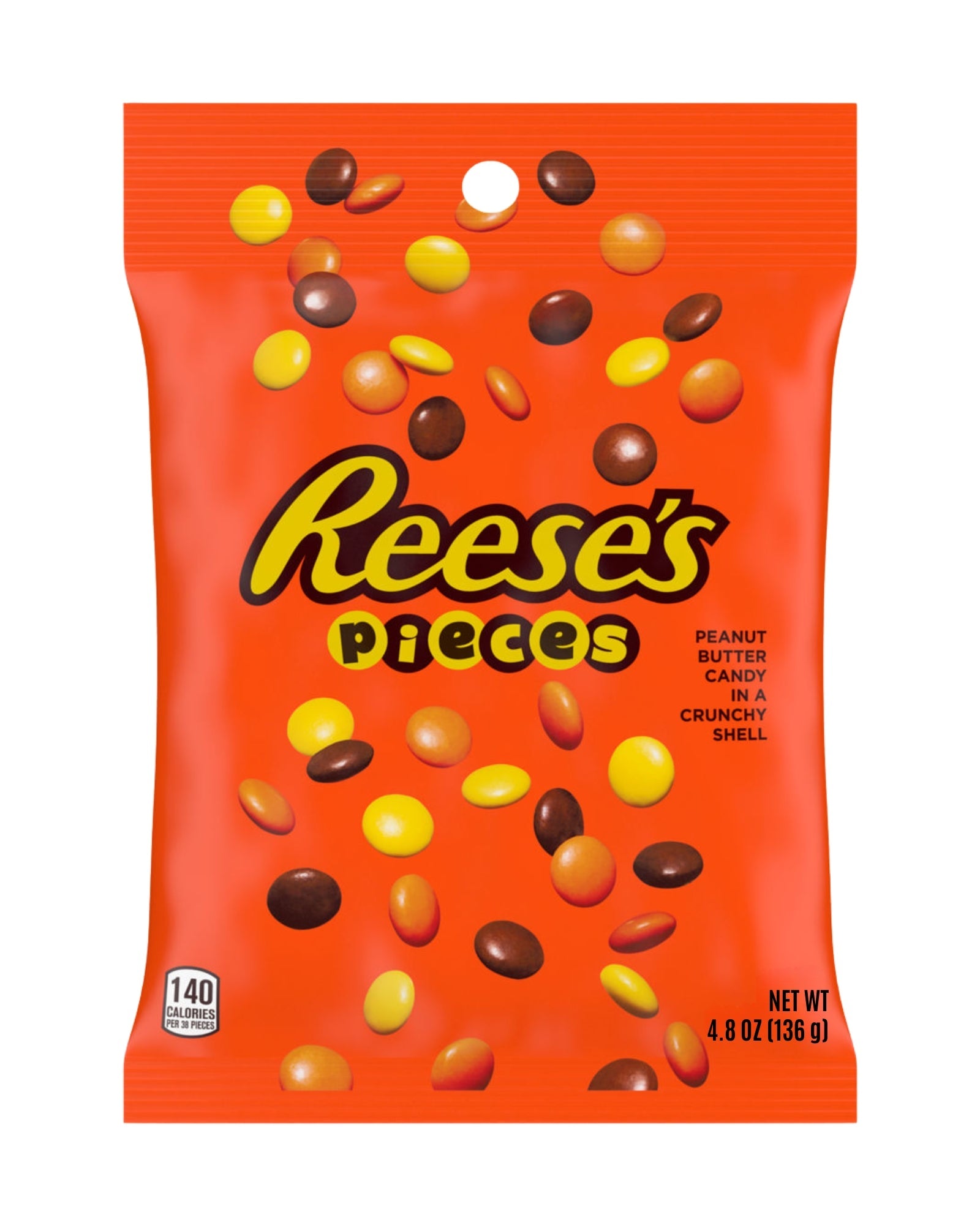 Reese's Pieces Peg Bag 12 x 136g (4.8oz)