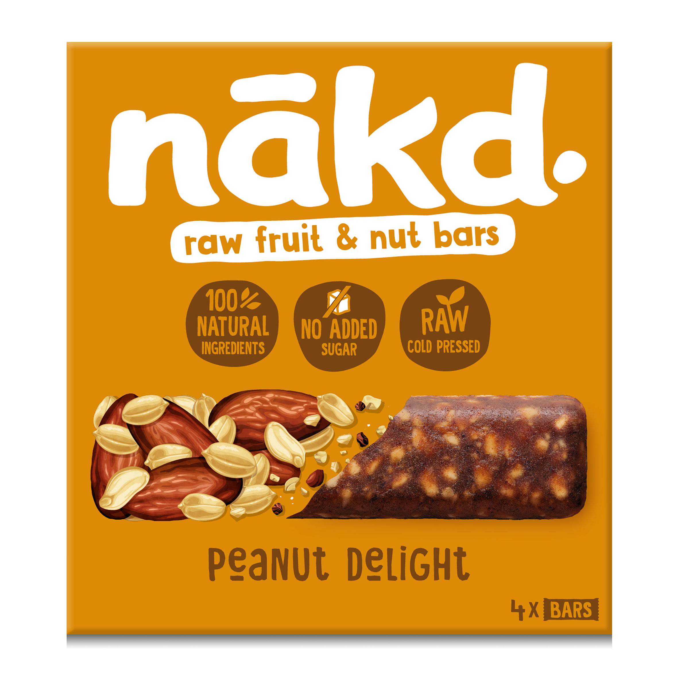 Nakd Bars MULTIPACK Peanut Delight 12 x 4 x 35g
