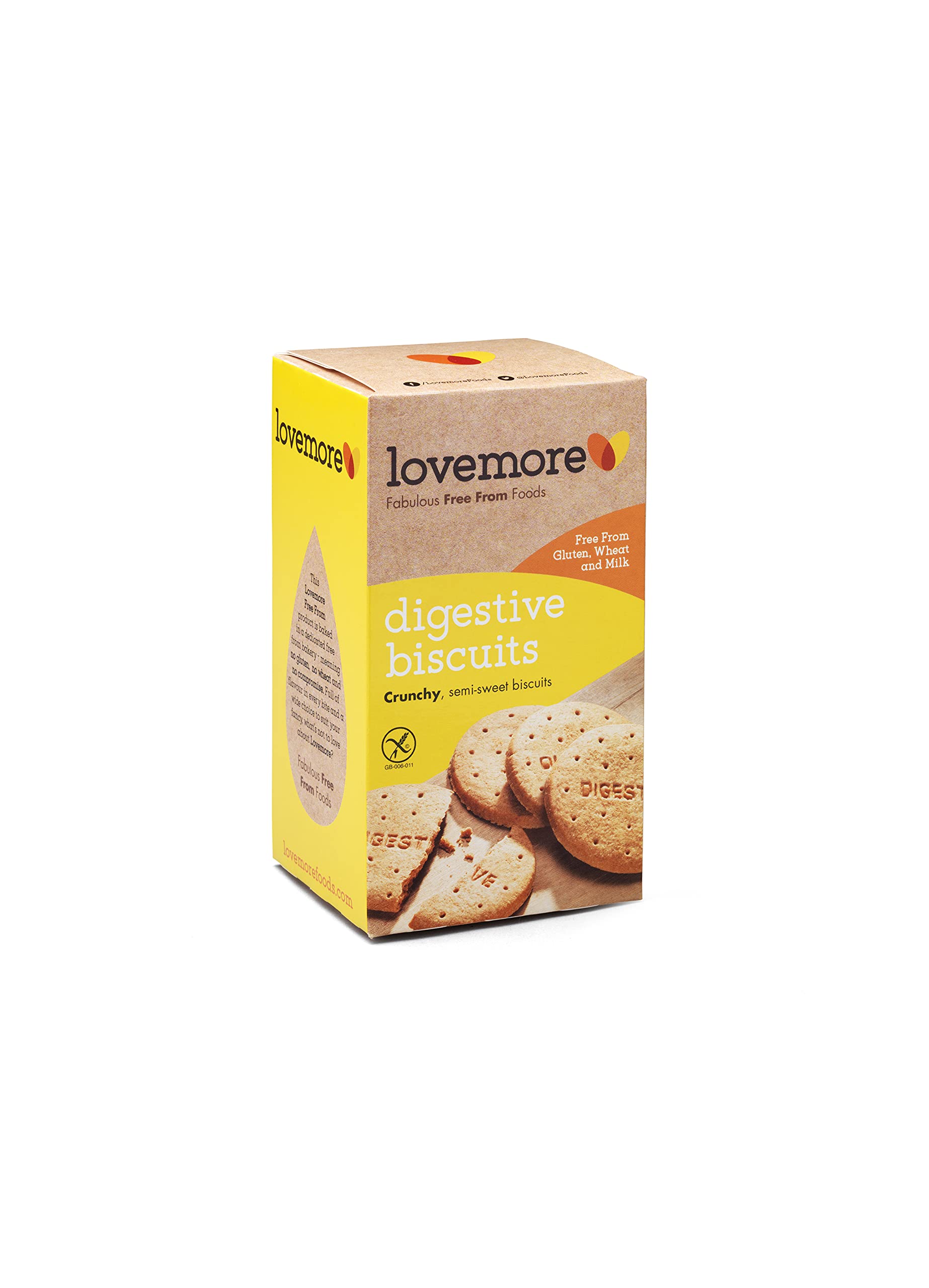 Lovemore Biscuits Digestives 6 x 175g