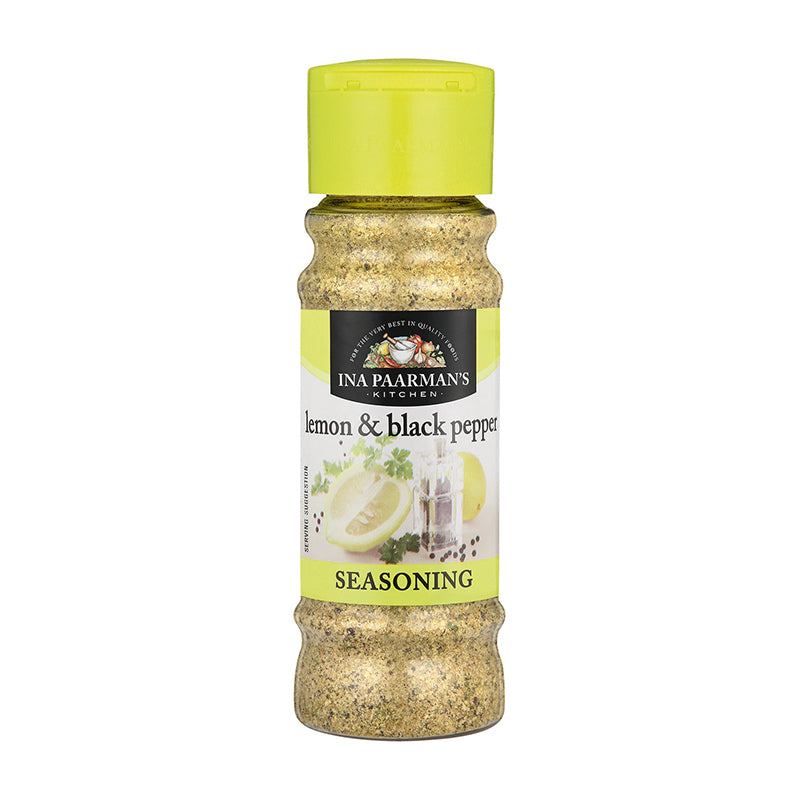 Ina Paarman Kitchen Seasoning Lemon & Black Pepper 12 x 200g