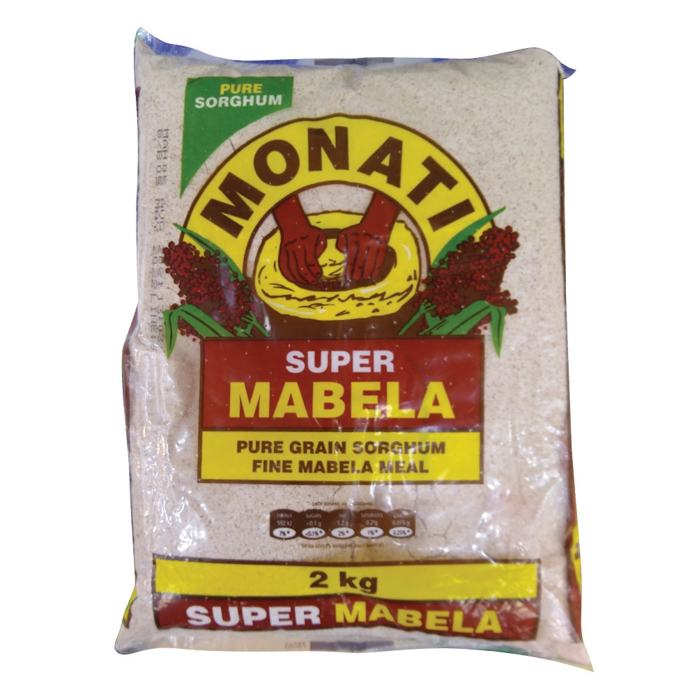 Monati Super Mabela Puregrain Sorghum (Fine) 10 x 2kg NK