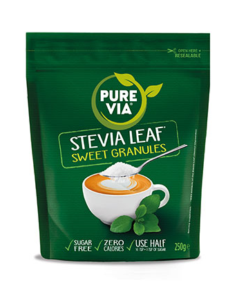Pure Via Stevia Granules 4 x 250g