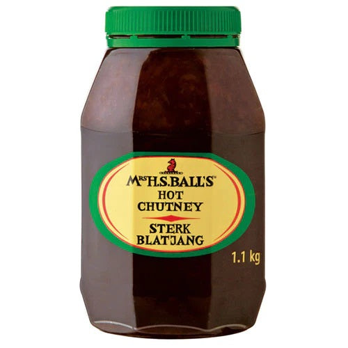 Mrs Balls Chutney Hot (Pet) 12 x 1.1kg