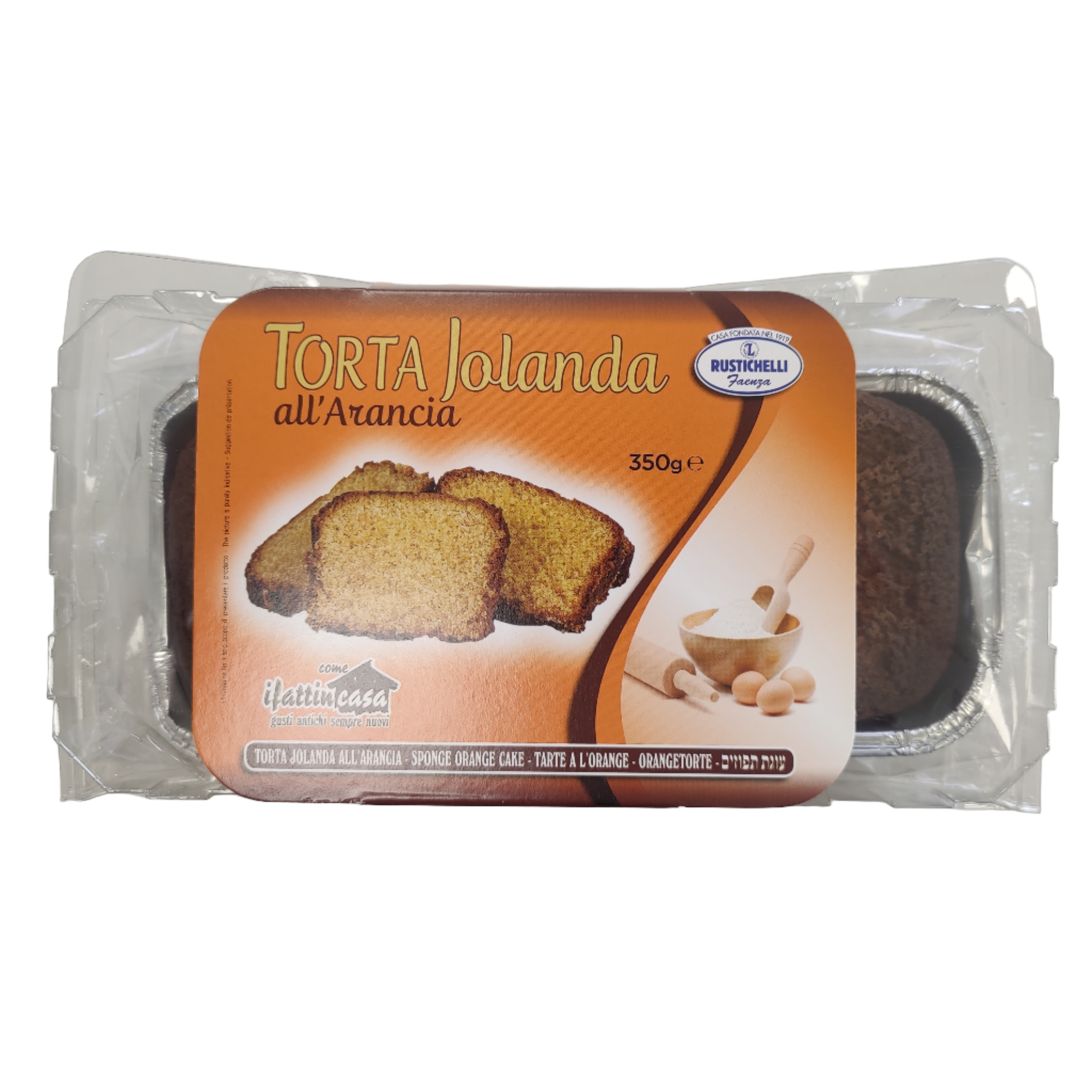 Rustichelli Sponge Orange Cake Passover 6 x 350g