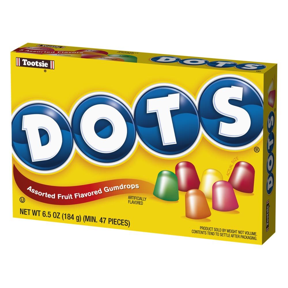 Tootsie Roll Original Dots 12 x 184g (6.5oz)