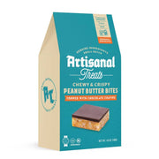Artisanal Treats Chewy & Crispy Peanut Butter Bites / Chocolate Coating 8 x 136g