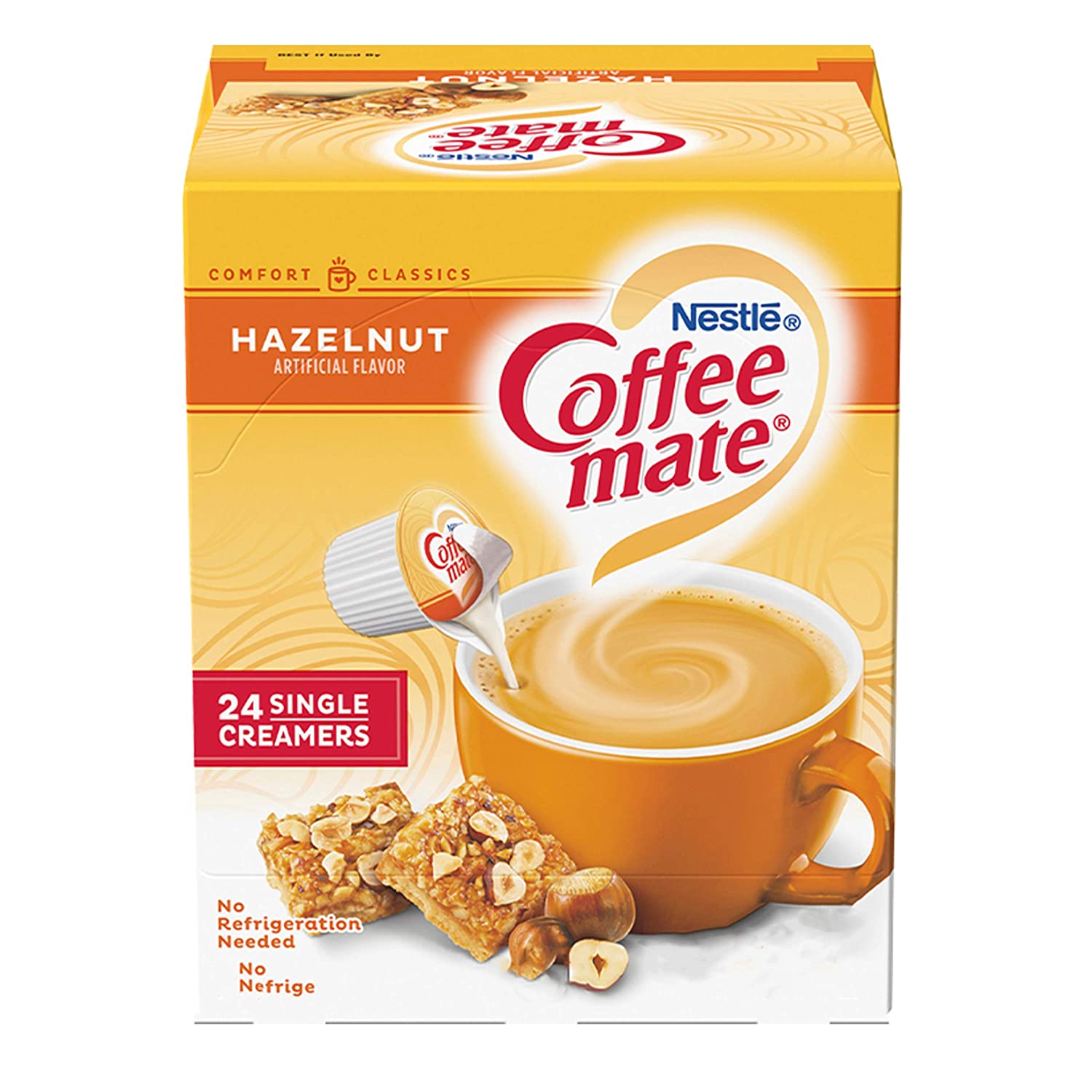 Coffee Mate Hazelnut Liquid Singles 4 x 24 x 11g