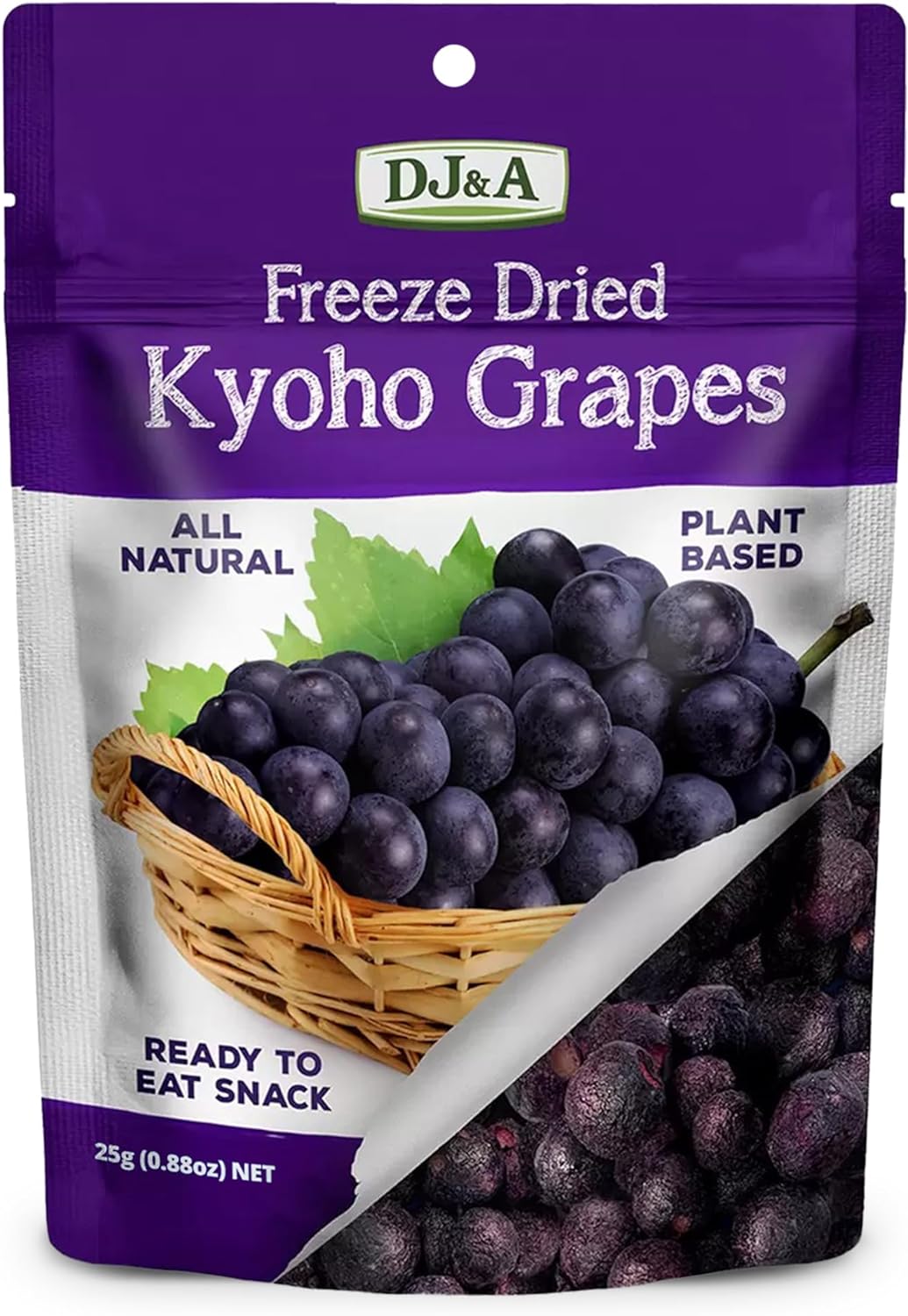 DJ & A  Freeze Dried Kyoho Grapes 10 x 25g