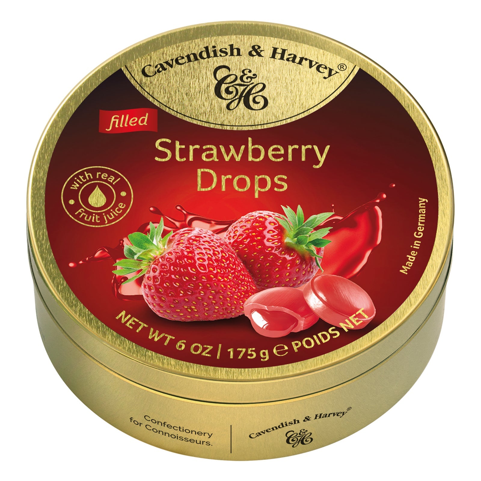 Cavendish & Harvey  DROPS Strawberry Filled NK 9 x 175g