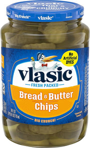 Vlasic Pickles Bread & Butter Chips 12 x 710ml (24fl oz)