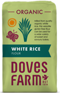 Doves Farm Organic White Rice Flour 5 x 1kg
