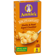 Annies Shells & Aged Cheddar 12 x 170g (6oz) NK