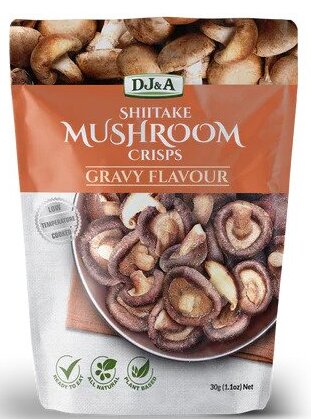 DJ & A Shiitake Mushroom Crisps Gravy Flavour 12 x 30g