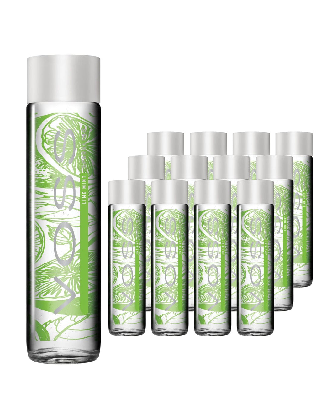 Voss Lime Mint Glass 12 x 375ml