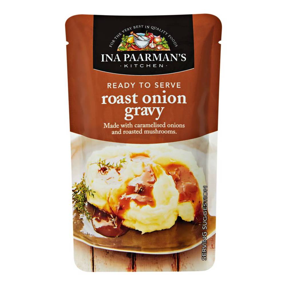 Ina Paarman Kitchen Ready To Serve Sauce Roast Onion Gravy 12 x 200ml