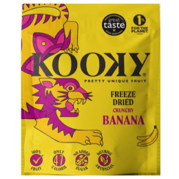 Kooky Freeze Dried Banana 12 x 12g