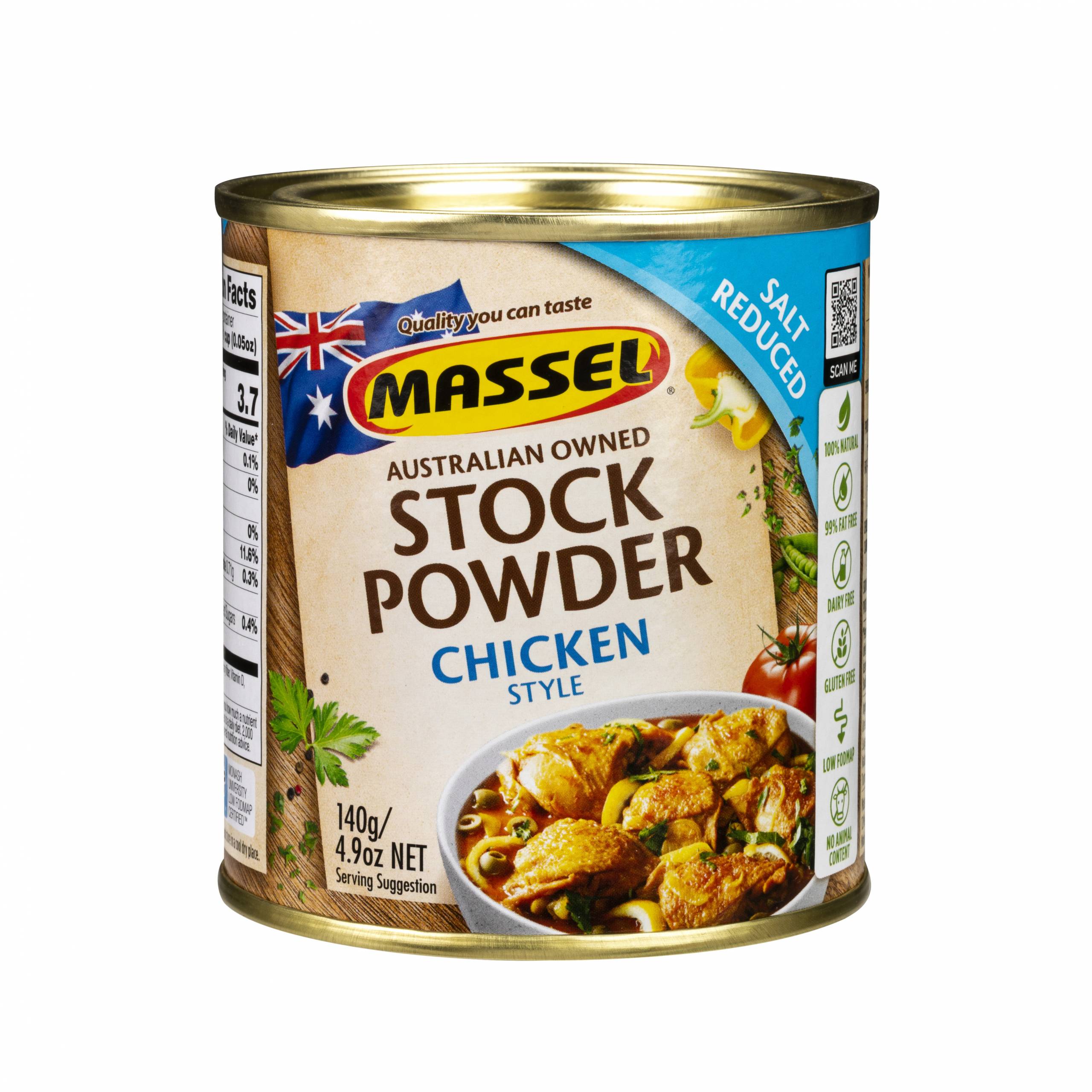 Massel Powder Tub SALT REDUCED Chicken 6 x 140g
