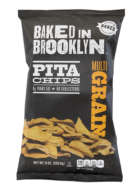 Baked In Brooklyn Multigrain Pita Chips 12 x 170g