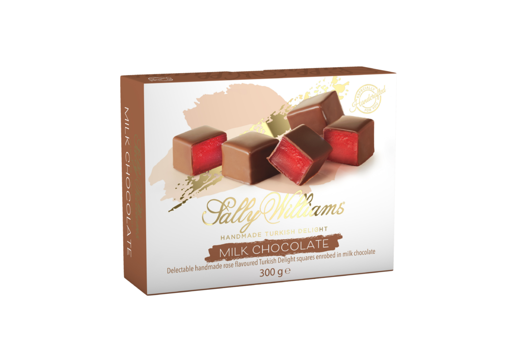 Sally Williams  Turkish Delight Rose Milk Choc Collection 12 x 300g