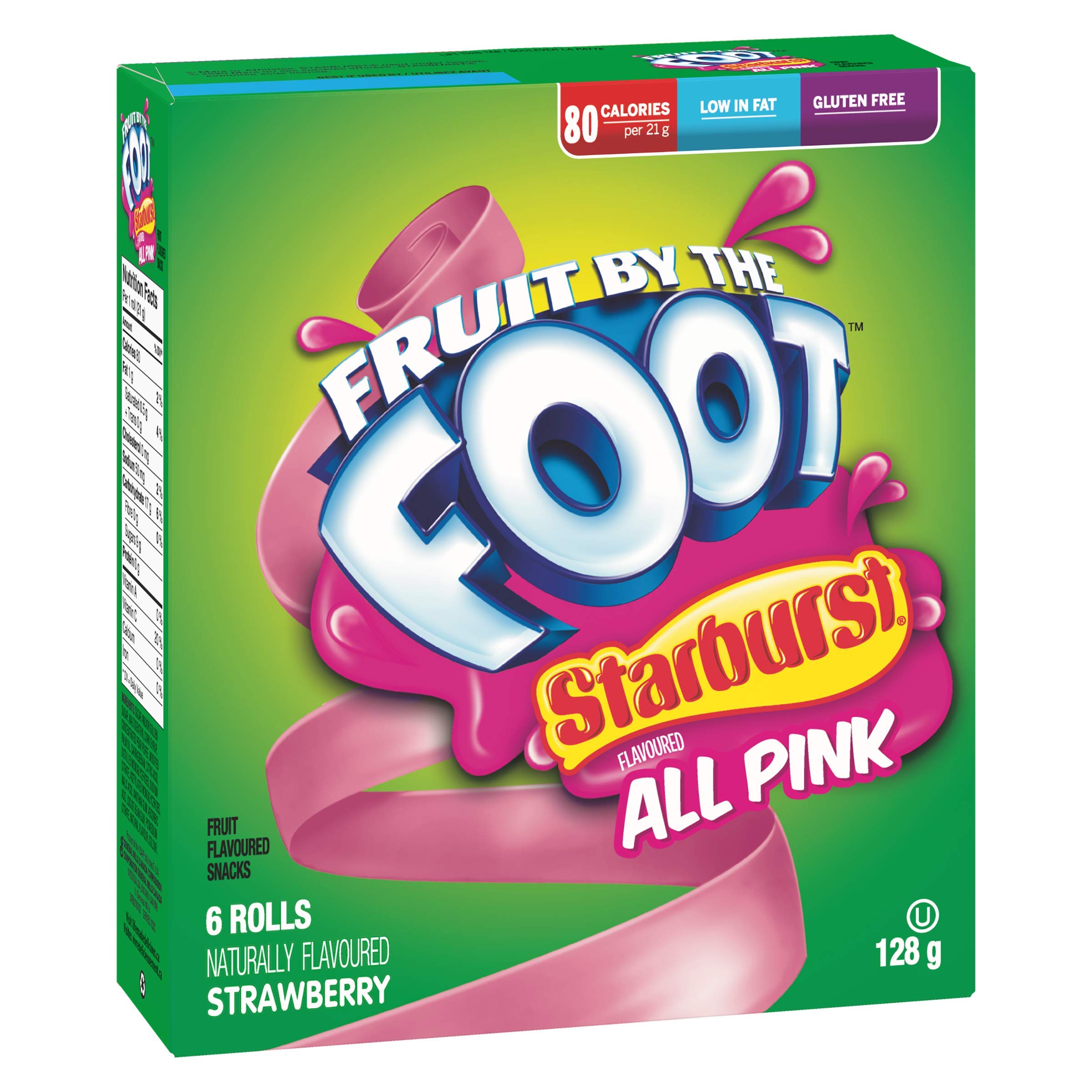 Betty Crocker Fruit by the Foot Starbust 6ct 12 x 128g