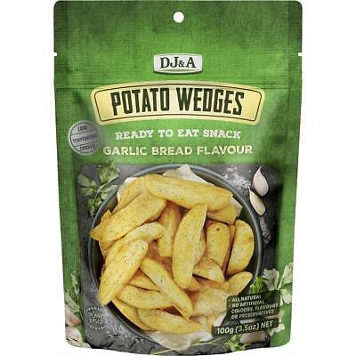 DJ & A Potato Wedges Garlic Bread Flavour 9 x 100g