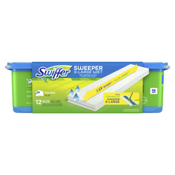 Swiffer Large Wet Multi Surface Mop Pads 6 x 12 sheets